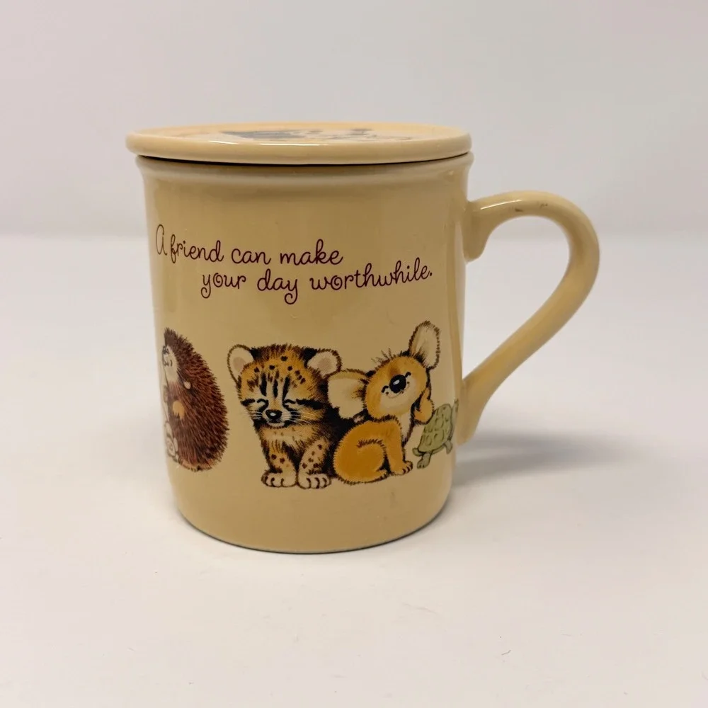Vintage Hallmark Mugs Set‎ of 4 – Inspirational Religious Friendship – Japan